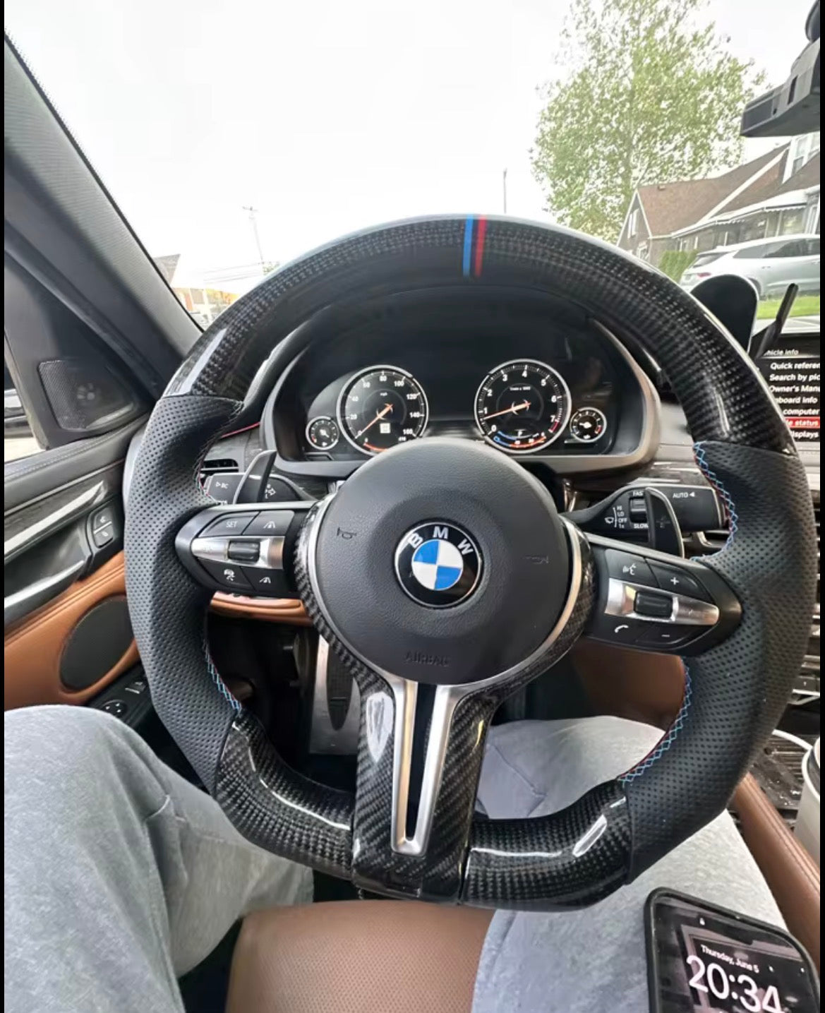 Volante M Fibra de Carbono