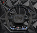Volante AUDI - Carbono Forjado/Alcantara/Pantalla LED Racing -BLUE