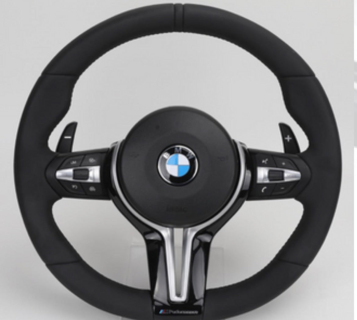 Volante AM-CUSTOM BMW - Cuero, Diseño modelo F