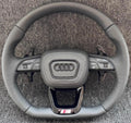 Volante AM-CUSTOM AUDI - Cuero Liso , Cuero microperforado ,Estilo AUDI Sline